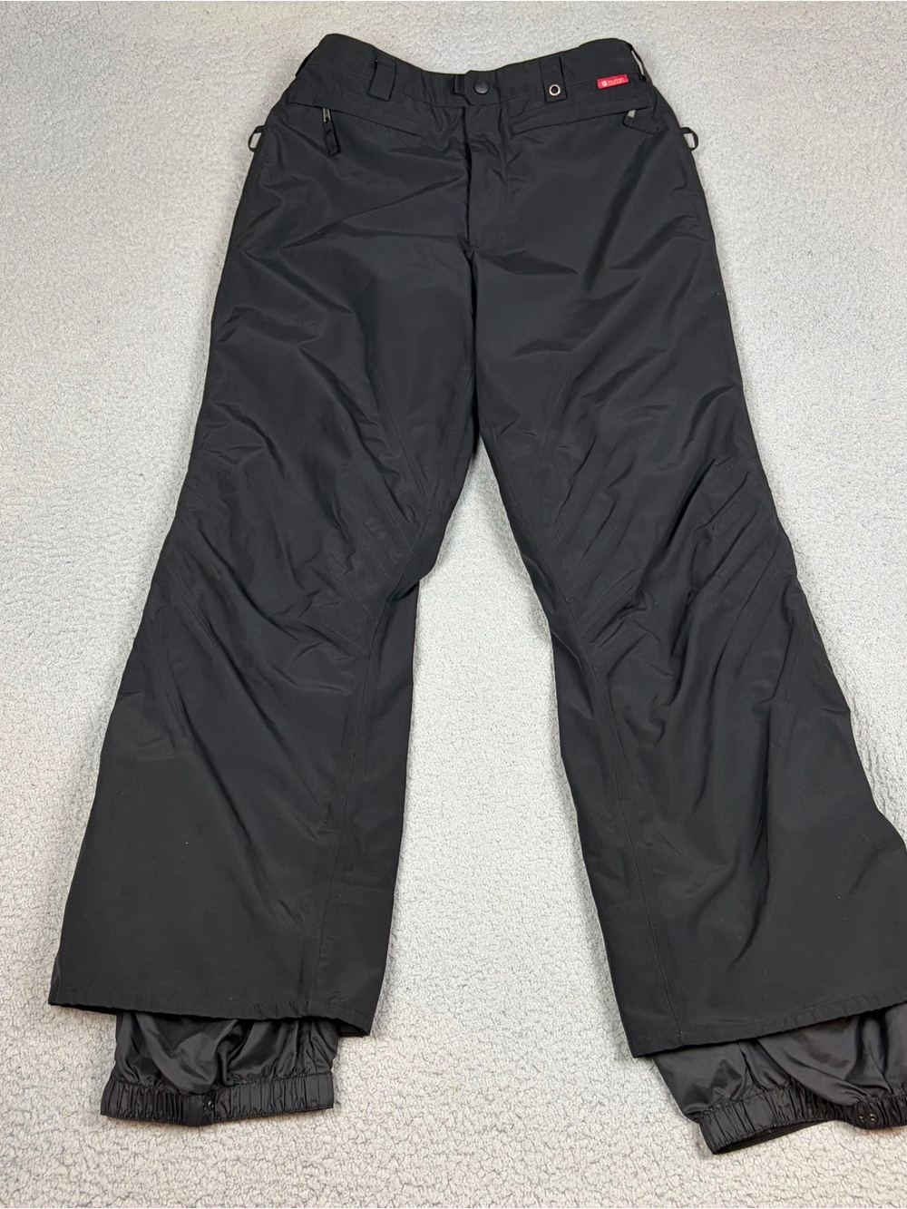 Burton Snow Pants Womens Small Black Ski Snowboard Lined Vintage
